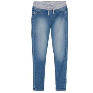 Wonder Nation Girls Kid Tough Rib Waist Pull-On Jegging Jeans, size XS (4-5) NWT
